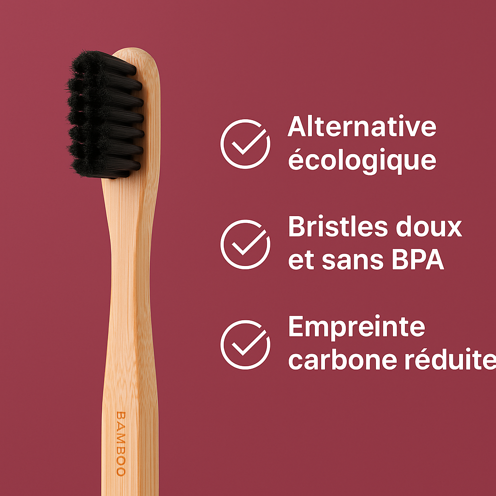 Brosses à dents en bambou 10pcs